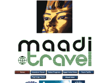 Tablet Screenshot of maaditravel.com